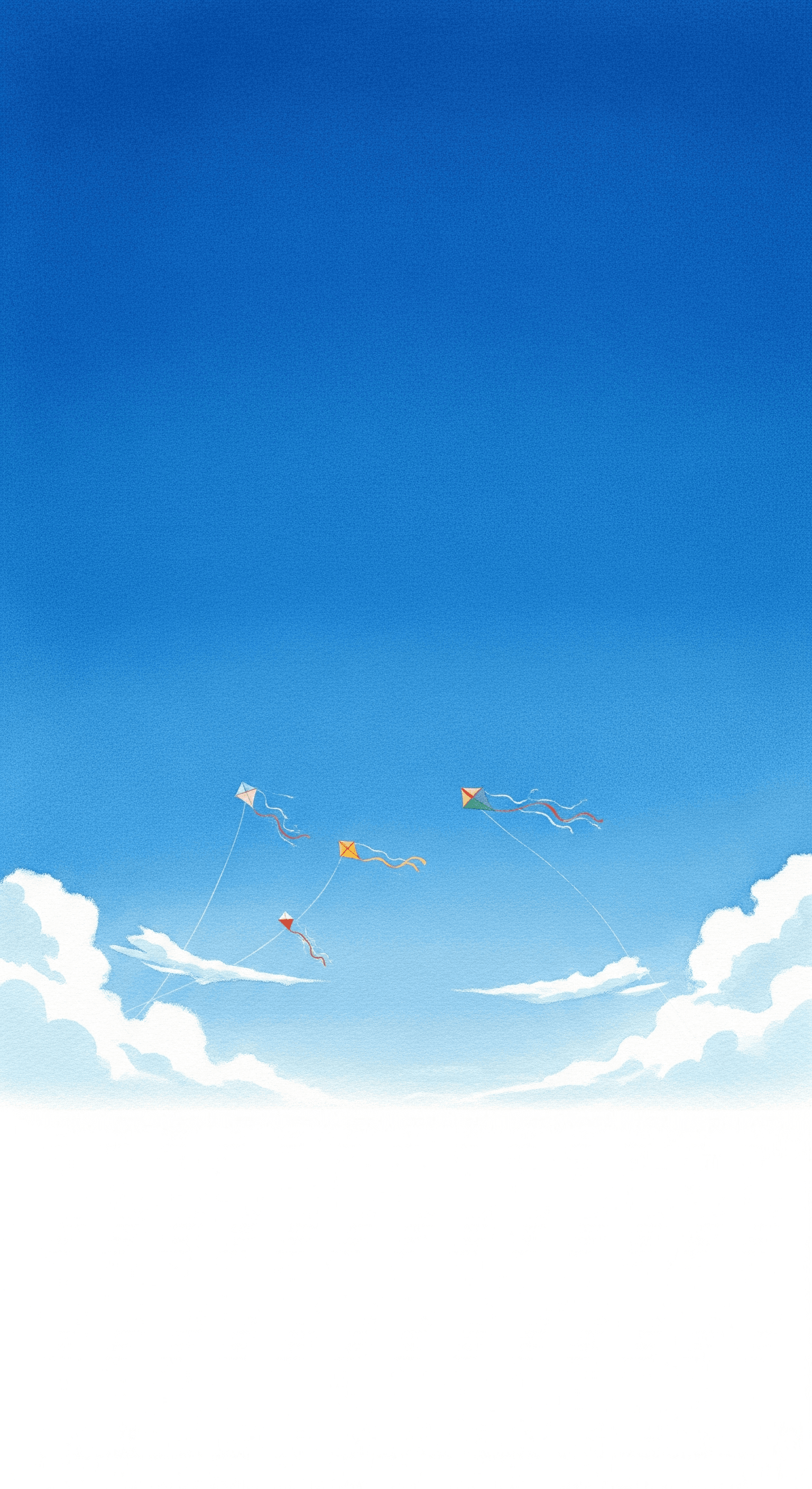 HelpKite - Colorful kites flying in a blue sky
